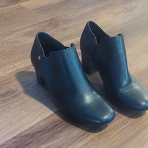 East 5th Black Heeled Boots